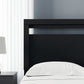 Finch - Queen Panel Headboard - Black