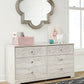 Paxberry - Whitewash - Six Drawer Dresser - Weatherworn