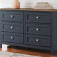 Landocken - Brown / Blue - Dresser