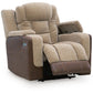 Mixed Motion - Power Recliner With Adjustable Headrest
