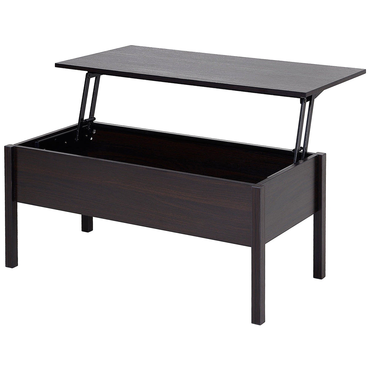 39" Lift-Top Coffee Table with Hidden Storage - Coffee