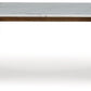 Isanti - Light Brown / White - Rectangular Cocktail Table