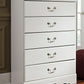 Anarasia - White - Five Drawer Chest