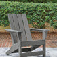 Cove Beach - Adirondack Chair - Gray
