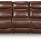 Bexhurst - 2 Pc. - Power Reclining Sofa And Loveseat - Mahogany