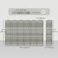 6 FT Privacy Screen, 6 Panel Room Divider with Shelves for Living Room Bedroom Home Office, Grey
