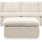 Fannin - 4-Piece Sectional With Ottoman - Ivory