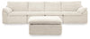 Fannin - 4-Piece Sectional With Ottoman - Ivory