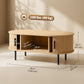 39" Coffee Table with Tambour Doors and Storage - Natural