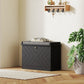 Shoe Storage with Seat, Upholstered Hallway Bench, Shoe Bench with Flip Drawer, Adjustable Shelf for 4-6 Pairs of Shoes