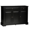 Sideboard Buffet Cabinet with 2 Drawers - Black