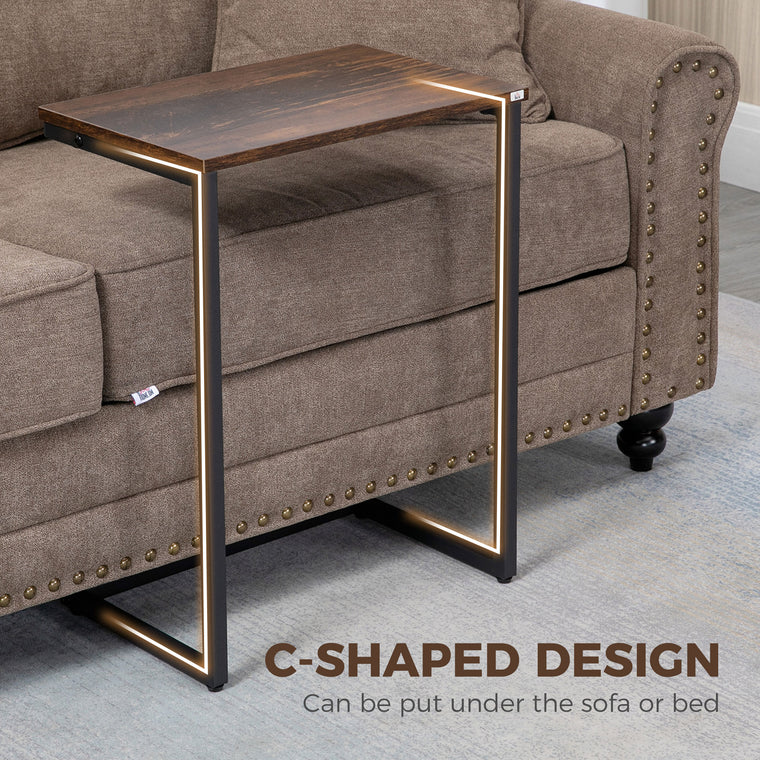 Nesting Coffee Table Set of 3 - Rustic Brown