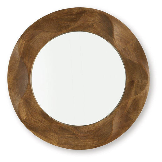 Aajon - Brown - Accent Mirror - Forward Furniture