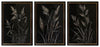Janisburg - Wall Art Set (Set of 3) - Black / White / Brown