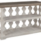 Havalance - Gray / White - Console Sofa Table