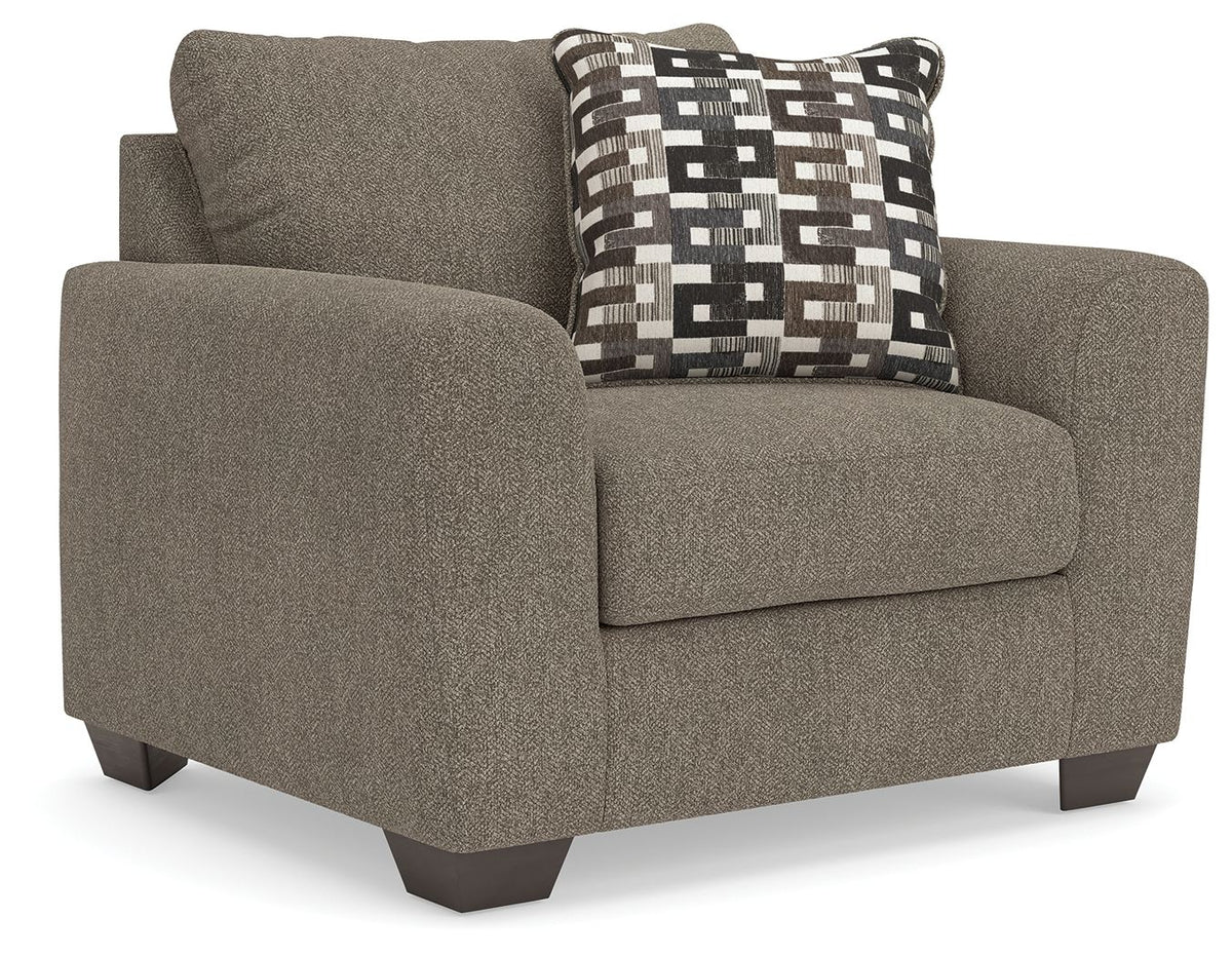 Triston-Peaks - Chair And A Half - Suede