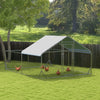 13.1' x 9.8' x 6.4' Chicken Coop with UV-Resistant Cover