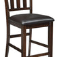 Haddigan - Dark Brown - Upholstered Barstool (Set of 2)