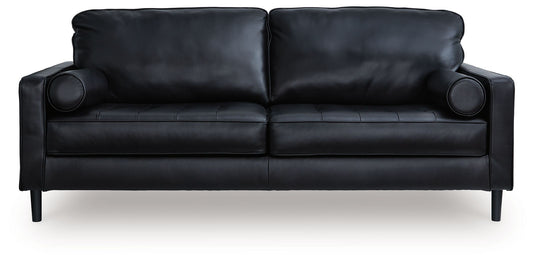 Bryceview - Onyx - Sofa - Leather Match