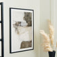 Aldricton - Brown / White - Wall Art