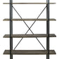 Gilesgrove - Black / Gray - Bookcase