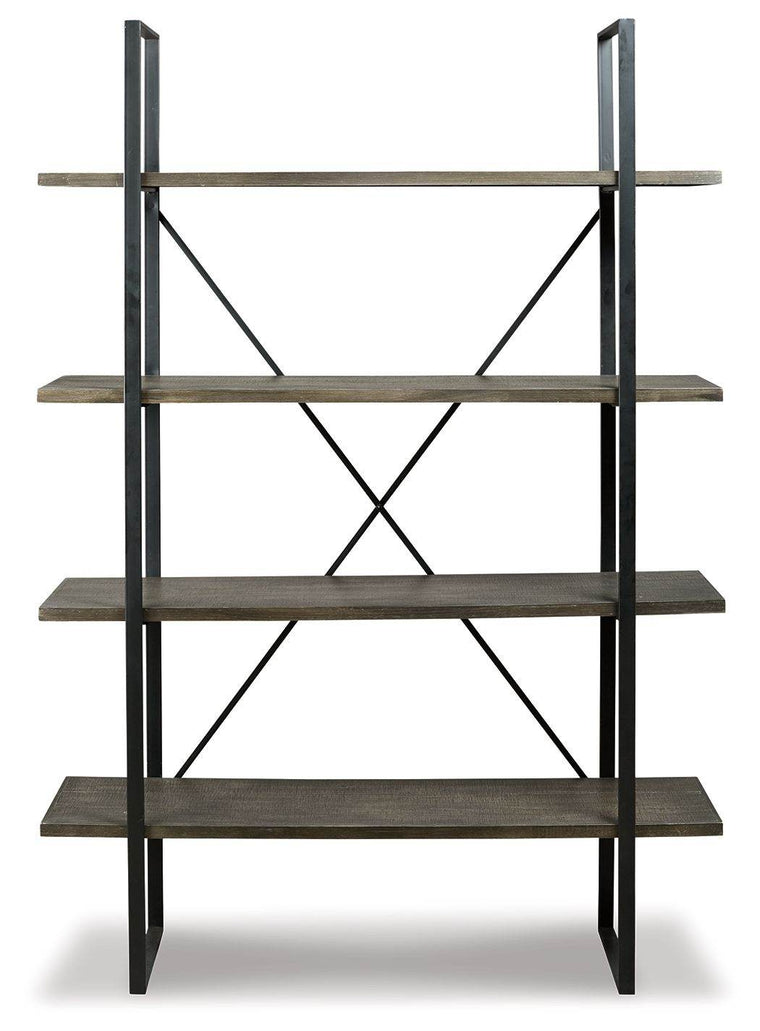 Gilesgrove - Black / Gray - Bookcase - Forward Furniture