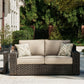 Coastline Bay - Brown - Loveseat W/Cushion