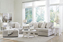 3 Pc. Sofa Chaise, Chair And A Half, Ottoman