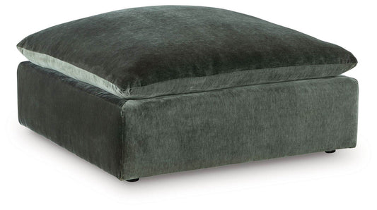 Carriage View - Jade - Oversized Accent Ottoman - Forward Furniture