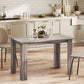47" Dining Table Seats 4-6 - Light Grey