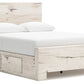 Lawroy - Panel Bed With Storage