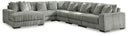 6 Pc. Left Arm Facing Corner Chaise Sectional