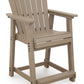 Seacliff Beach - Barstool (Set of 2) - Medium Brown