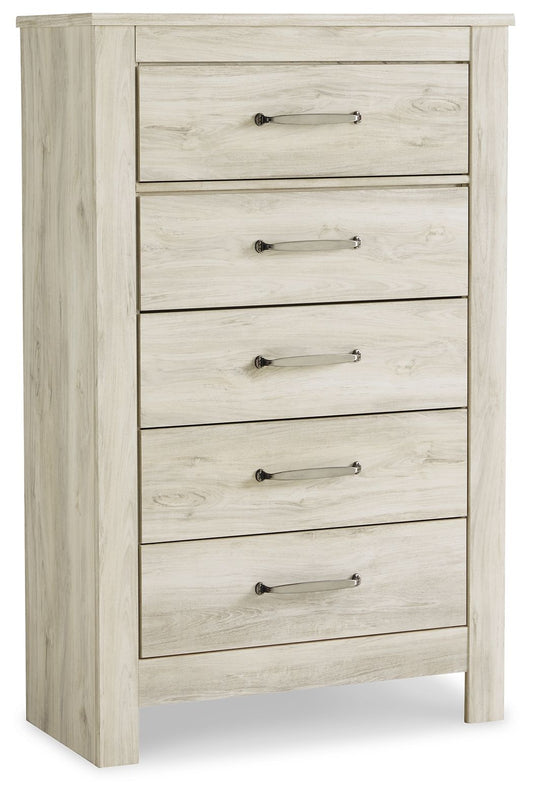 Bellaby - Whitewash - Five Drawer Chest