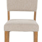 Rybergston - Light Brown - Dining Upholstered Side Chair (Set of 2)