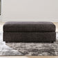 Lentiz - Oversized Accent Ottoman - Onyx