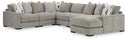 6 Pc. Right Arm Facing Corner Chaise Sectional