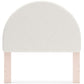 Wistenpine - Full Upholstered Panel Headboard - Blush