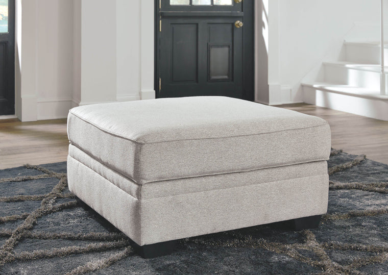 Dellara - Chalk - Ottoman With Storage - Forward Furniture