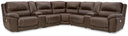 7 Pc. Power Reclining Sectional With 2 Storage Consoles