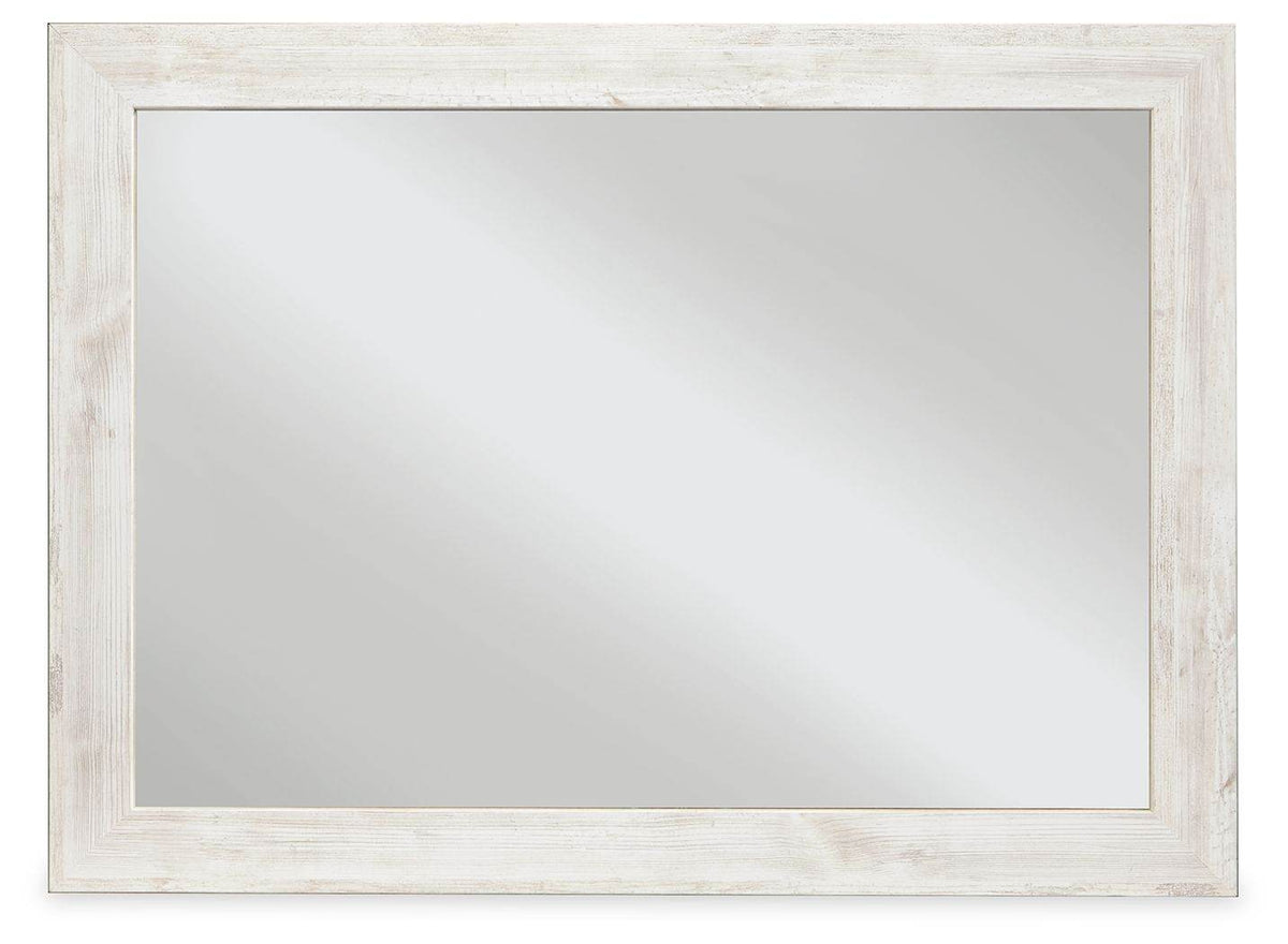 Paxberry - Whitewash - Bedroom Accent Mirror - Forward Furniture