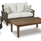 Paradise Trail - Loveseat w/Cushion - Medium Brown