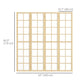 4 Panel Room Divider, 5.6 ft Folding Wall Divider Room Partition for Home Office, Bedroom, Living Room