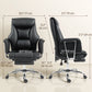High Back Reclining Executive Chair with Footrest - Black