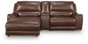 3 Pc. Left Arm Facing Press Back Power Chaise Sectional