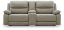 3 Pc. Power Reclining Sectional With Storage Console