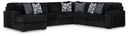 4 Pc. Left Arm Facing Corner Chaise Sectional