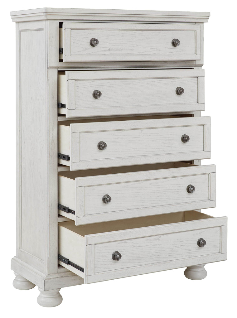 Robbinsdale - Antique White - Five Drawer Chest - Forward Furniture