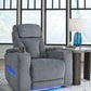 Studio Cave - Power Recliner - Steel