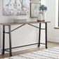 Lesterton - Light Brown / Black - Long Counter Table